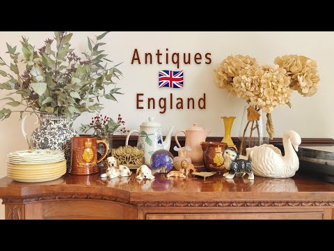 Antiques in England│2days trip│Visit 5 Antiques&Vintage shops│Haul│Flea market│Brighton Lewes