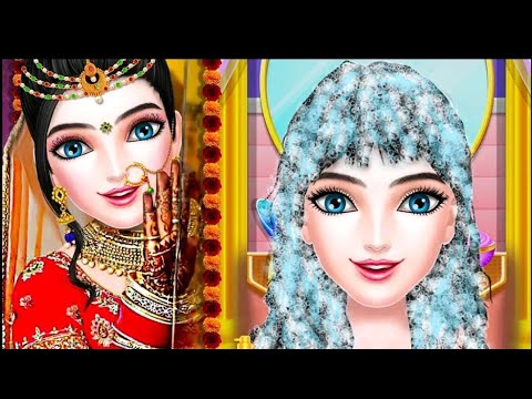 Part 1 - Love with Arranged Marriage Rituals - Royal Indian Wedding Makeup💄 and dressup👗