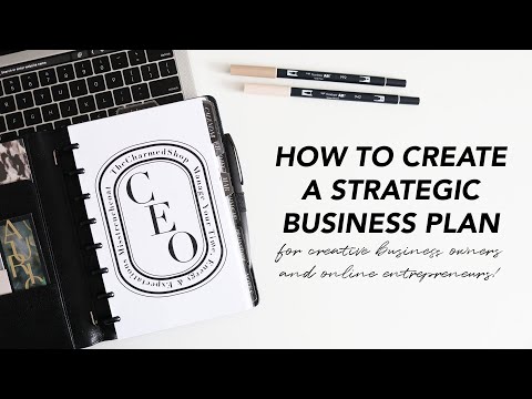 HOW TO CREATE A STRATEGIC BUSINESS PLAN | For Creative Business Owners and Online Entrepreneurs