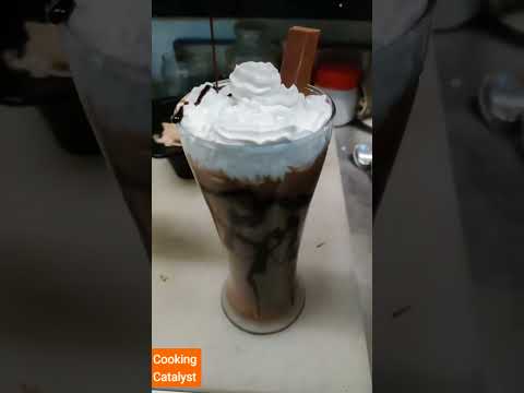 Choco Vanilla Shake | Cream Topped | Oddly Satisfying