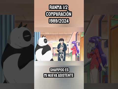 Shampoo es mi NUEVA ASISTENTE - COMPARACIÓN Ranma 1/2 Serie CLÁSICA 1989 VS Remake  2024