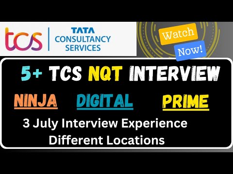 TCS NQT Interview Questions | TCS NQT Prime Digital Ninja Interview Experience | @theplacementmentor