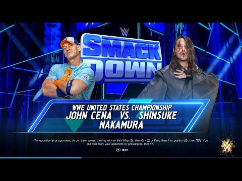 WWE 2K24 JOHN CENA VS. SHINSUKE NAKAMURA FOR THE WWE UNITED STATES CHAMPIONSHIP BELT!