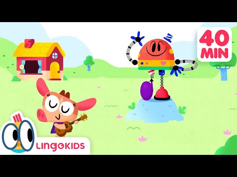 Head Shoulders Knees and Toes 🎶 + More Fun Songs for Kids | Lingokids