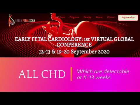 EARLY FETAL CARDIOLOGY 2020: 1st Virtual Global Conference on 11-13 weeks Screening & Diagnosis CHD