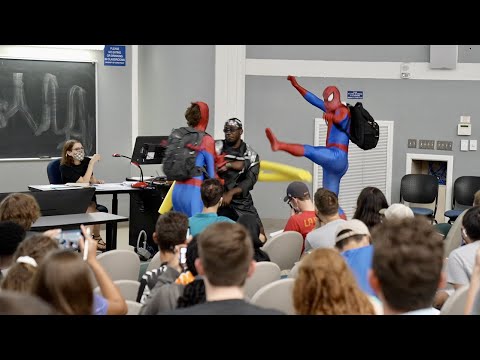 SPIDER-MAN IN CLASS PRANK