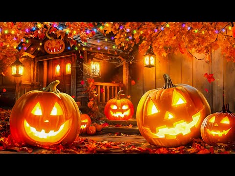 Cozy Autumn Village Halloween Ambience With 🎃 Best Relaxing Halloween Music 2024 🍂 Autumn Halloween