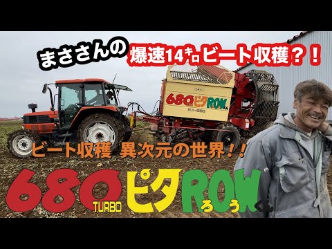 時速14㌔でビート収穫 ニチノー680ピタROWの実力とは？！