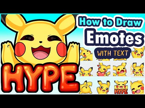 How to Make Emotes With Text | Tutorial for Streamers & Artists in Clip Studio Paint