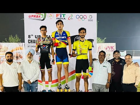 1000m Rink Race 17abv Male 8th Up state championship 2022 ( Farzam 🥈 ) #skating #statechampionship