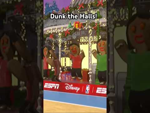 Dunk the Halls is love from Main Street! Mickey and friends Dunk the Halls! 🎄🎁|#Shorts