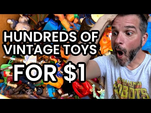 This Yard Sale Had Hundreds of Vintage Toys For $1