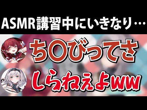 ノエスタでASMRを学んでいるのにいきなり〇首について語りだす宝鐘マリン【ホロライブ切り抜き】