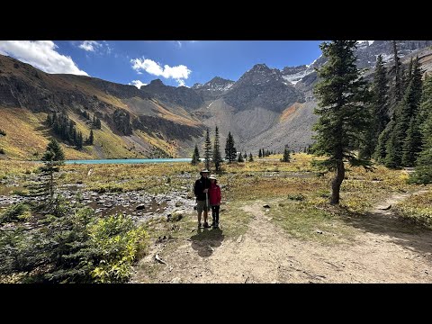 Blue Lake Trail in the beautiful Fall Foliages , Colorado ,on 9-30-2023. Day 4