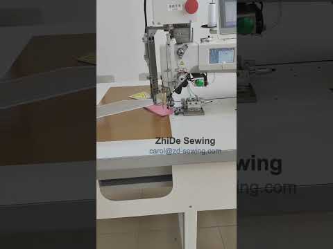 Automatic Collar and Cuff Topstitching Machine.#innovation #garmentmachinery #automaticsewingmachine