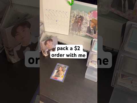 pack a $2 order with me! #twice #twicesana #sanaphotocard #kpopstan #kpop