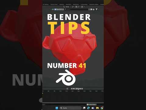 Blender Tip 41 Morph Objects ✔️ #blender #blendertutorial #blender3d #tutorial