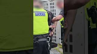 Two arrested as police crack down after riots