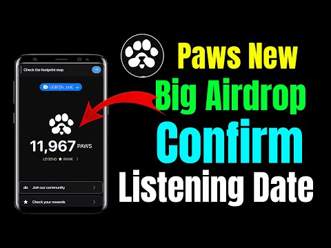 paws airdrop | paws airdrop & listing date | paws airdrop real or fake | paws