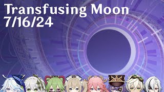 Genshin Impact - 36 star Spiral Abyss - Transfusing Moon 7/16/24