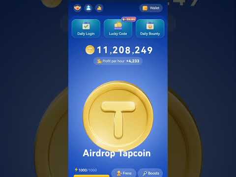 Tapcoin withdraw at binance Anas game teachy #earningapp #tapcoins #tapcoinswithdraw