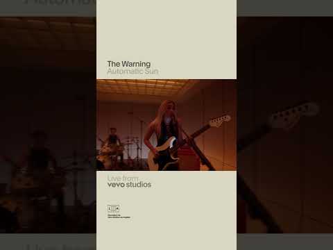 'Automatic Sun' live performance at Vevo ☀️ #thewarning #rock