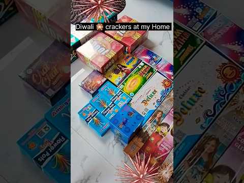 Diwali 🎇Crackers at my Home..😍#diwali  #diwalispecial #crakers #diwalicrakers #unboxing #viralshorts