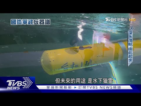 無人版「黃色潛水艇」 民間研製水下載具成獵雷利器 中科院「慧龍」亦頻繁海試中｜國造軍武兵器譜｜TVBS新聞@TVBSNEWS01