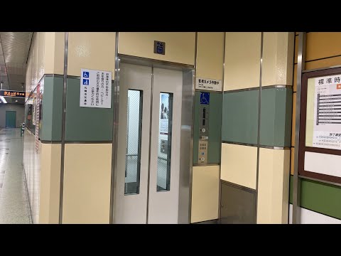 (更新後)札幌市営地下鉄東西線ひばりが丘駅 1番(新さっぽろ方面)ホームのエレベーター