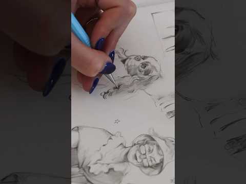 full 4k process video on my YouTube channel 😌 #pencildrawing