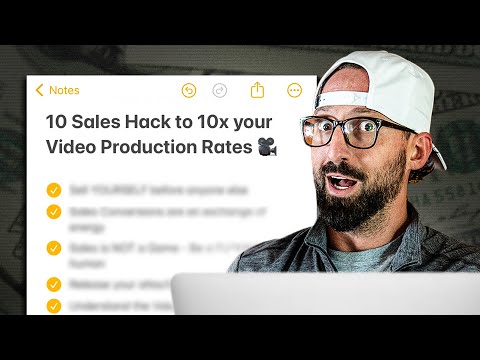 My 10 Sales Hacks to 10x Your Video Production Company