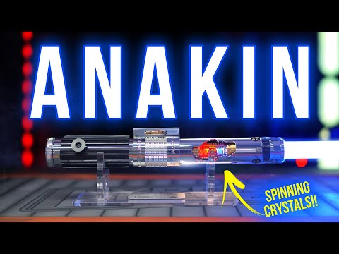 Insane Star Wars Anakin Skywalker Lightsaber With Spinning Kyber Crystals! (Artsabers)