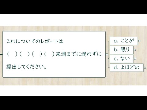 【JLPT直前対策！】JLPT N2 Grammar 文法問題 / N2 Grammar Practice / 日本語能力試験 N2