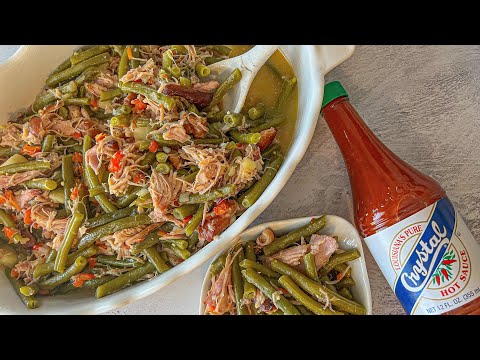 Step-by-step Guide To Making Southern Green Beans With Smoked Turkey Wings And Potatoes