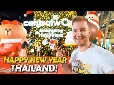 Happy New Year THAILAND!! / BANGKOK Special 2023 / STREET FOOD Hunt at Central World