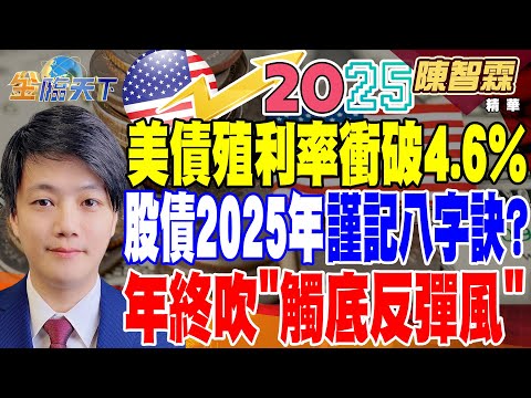 【精華】美債殖利率衝破4.6% 股債2025年謹記八字訣？ 年終吹＂觸底反彈風＂ 矽晶圓漲停別衝動進場 #陳智霖 @tvbsmoney  20241225