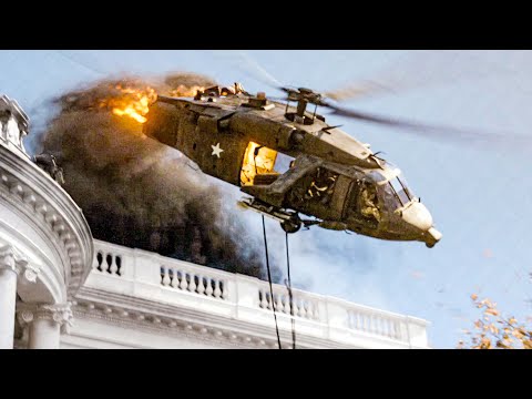 The Moment When A Helicopter Crashes | White House Down