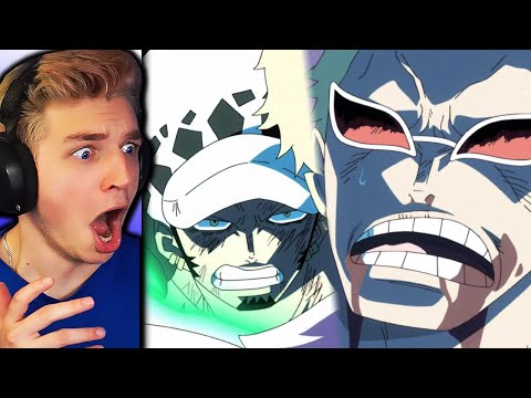 LAW GAMMA KNIFE VS. DOFLAMINGO!! (one piece reaction)