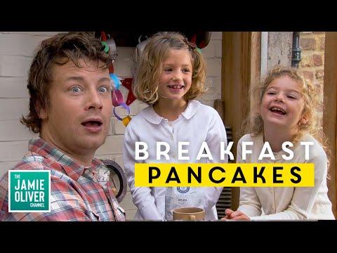 Easy Recipe For Kids To Make | American Style Breakfast Pancakes