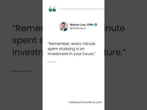 Remember, every minute spent studying is an investment in your future.