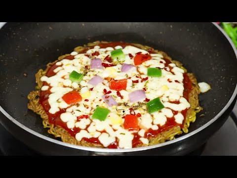 Maggi pizza | Cafe style | Maggi recipe | Pizza recipe |