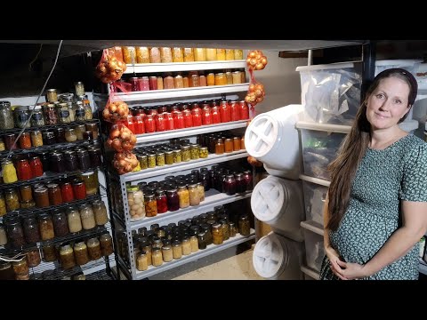 Homestead Pantry Tour ~ Family of 10 Food Storage #everybitcountschallenge