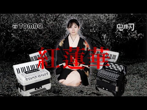 紅蓮華 - Lisa  鬼滅の刃   TV ver.  アコーディオン & バンド演奏【トンボ楽器】