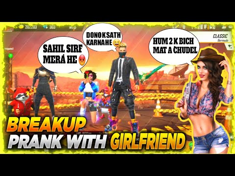 PROPOSING A HOT GIRL ☺INFRONT OF MY GF😱 PRANK IN FREEFIRE || THE BEST PRANK EVER || MUST WATCH 😉