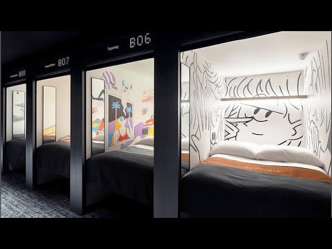 Japan's Latest Technology Capsule Hotel in Tokyo | The Millennials Shibuya