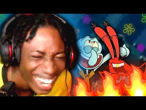 MR. KRABS and SQUIDWARD MADE A SONG !!!! - KRUSTY KREW ANTHEM (BACK ON THE GRILL) | REACTION