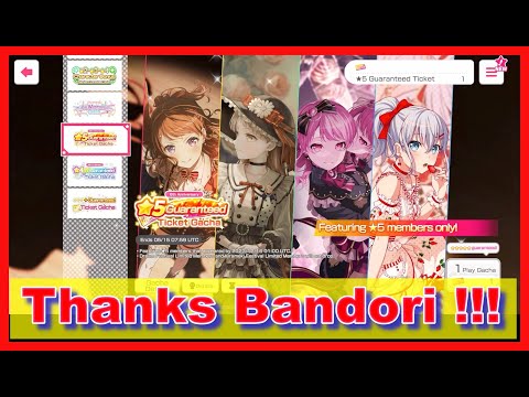 BangDream! [EN] (Bandori) –"6th Anniversary ~ 5* Guaranteed Ticket" Gacha ~ [April/2024]