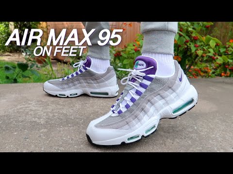 Nike Air Max 95 Grape Snakeskin On Feet!