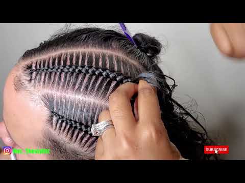 Another men stitch braid video