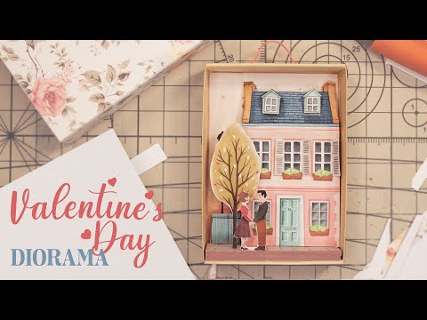 💌 ❤️ Valentine's Day Miniature Diorama ❤️ 💌 (holiday gift crafts)